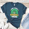 One Lucky Baseball Mom St Patricks Day Rainbow Mother Mama Women's Heather T-Shirt Heather Deep Teal One Lucky Baseball Mom St Patricks Day Rainbow Mother Mama Women's Heather T-Shirt Heather Deep Teal