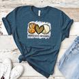 Peace Love Baseball Mom Leopard Print Mother's Day Women's Heather T-Shirt Heather Deep Teal Peace Love Baseball Mom Leopard Print Mother's Day Women's Heather T-Shirt Heather Deep Teal