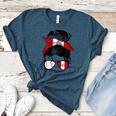 Peruvian Baseball Mom Peru Flag Baseball Girl Women's Heather T-Shirt Heather Deep Teal Peruvian Baseball Mom Peru Flag Baseball Girl Women's Heather T-Shirt Heather Deep Teal