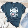 Proud Mom Of a 2024 Senior Baseball Mom 2024 Graduate Women's Heather T-Shirt Heather Deep Teal Proud Mom Of a 2024 Senior Baseball Mom 2024 Graduate Women's Heather T-Shirt Heather Deep Teal