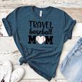 Proud Sports Mom Travel Baseball Mom For Game Day Women's Heather T-Shirt Heather Deep Teal