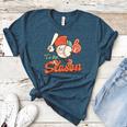 Retro Tis The Season Baseball Mom Baseball Lover Boys Kids Women's Heather T-Shirt Heather Deep Teal
