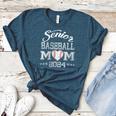Senior Baseball Mom 2024 Class Of 2024 Graduation Women's Heather T-Shirt Heather Deep Teal