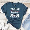 Senior Baseball Mom 2024 Senior Mom Class Of 2024 Baseball Women's Heather T-Shirt Heather Deep Teal Senior Baseball Mom 2024 Senior Mom Class Of 2024 Baseball Women's Heather T-Shirt Heather Deep Teal