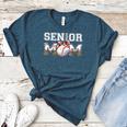 Senior Mom Class Of 2024 Baseball Mom Bandana Graduation Women's Heather T-Shirt Heather Deep Teal Senior Mom Class Of 2024 Baseball Mom Bandana Graduation Women's Heather T-Shirt Heather Deep Teal