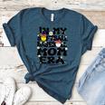 In My Softball Baseball Mom Era Retro Groovy Mom Of Both Women's Heather T-Shirt Heather Deep Teal In My Softball Baseball Mom Era Retro Groovy Mom Of Both Women's Heather T-Shirt Heather Deep Teal