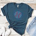 Spring 2024 Season Cute Baseball Mom All Day Everyday Women's Heather T-Shirt Heather Deep Teal