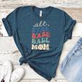 All Star Baseball Mom Women's Heather T-Shirt Heather Deep Teal All Star Baseball Mom Women's Heather T-Shirt Heather Deep Teal