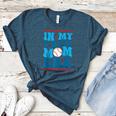 In My T-Ball Mom Era Baseball Mom Groovy Mother's Day Raglan Baseball Tee Women's Heather T-Shirt Heather Deep Teal