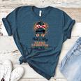 That's My Granddaughter Out There Baseball Mom Mother's Day Women's Heather T-Shirt Heather Deep Teal