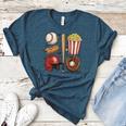 Tis The Season Baseball Mom Game Day Cheering Sports Lover Women's Heather T-Shirt Heather Deep Teal
