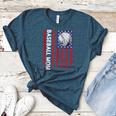 Vintage Baseball Mom Proud Family Summer Baseball Player Women's Heather T-Shirt Heather Deep Teal Vintage Baseball Mom Proud Family Summer Baseball Player Women's Heather T-Shirt Heather Deep Teal
