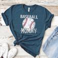 Vintage Baseball Mommy Mother's Day Sports Lover Mom Women's Heather T-Shirt Heather Deep Teal