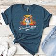 Vintage Retro Sunset Baseball Mom Mother's Day Women's Heather T-Shirt Heather Deep Teal