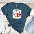 Womens Bleached Custom Baseball Mom Number 4 Heart For Mom Women's Heather T-Shirt Heather Deep Teal Womens Bleached Custom Baseball Mom Number 4 Heart For Mom Women's Heather T-Shirt Heather Deep Teal