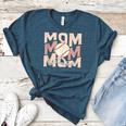 Women's Retro Baseball Mama Distressed Baseball Mom Life Women's Heather T-Shirt Heather Deep Teal Women's Retro Baseball Mama Distressed Baseball Mom Life Women's Heather T-Shirt Heather Deep Teal