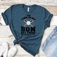 Yes This Is My Son Out There Baseball Mom Women's Heather T-Shirt Heather Deep Teal Yes This Is My Son Out There Baseball Mom Women's Heather T-Shirt Heather Deep Teal