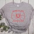 2024 Home Plate Social Club Softball Season Tee Baseball Mom Premium Women's Heather T-Shirt Athletic Heather