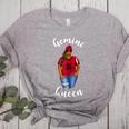 African American Baseball Mom Gemini Queen Zodiac Sign Women's Heather T-Shirt Athletic Heather African American Baseball Mom Gemini Queen Zodiac Sign Women's Heather T-Shirt Athletic Heather