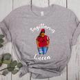 African American Baseball Mom Sagittarius Queen Zodiac Sign Women's Heather T-Shirt Athletic Heather African American Baseball Mom Sagittarius Queen Zodiac Sign Women's Heather T-Shirt Athletic Heather