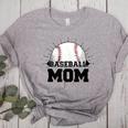 American Flag Patriotic Game Day Baseball Mom Women's Heather T-Shirt Athletic Heather American Flag Patriotic Game Day Baseball Mom Women's Heather T-Shirt Athletic Heather