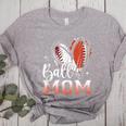 Ball Mom Football Baseball Mom Women's Heather T-Shirt Athletic Heather