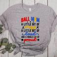 Ball Mom Proud Volleyball Baseball Mom Women's Heather T-Shirt Athletic Heather