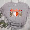 Baller Mom Leopard Basketball Baseball Mom Women's Heather T-Shirt Athletic Heather Baller Mom Leopard Basketball Baseball Mom Women's Heather T-Shirt Athletic Heather