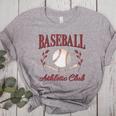 Baseball Athletic Social Club Baseball Mom Trendy Baseball Raglan Baseball Tee Women's Heather T-Shirt Athletic Heather