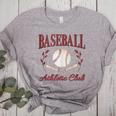 Baseball Athletic Social Club Baseball Mom Trendy Baseball Women's Heather T-Shirt Athletic Heather