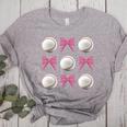Baseball Boys Girls Baseball Mom Tee Pink Bow Baseball Women's Heather T-Shirt Athletic Heather Baseball Boys Girls Baseball Mom Tee Pink Bow Baseball Women's Heather T-Shirt Athletic Heather