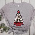 Baseball Christmas Tree Proud Baseball Mom Tee Women's Heather T-Shirt Athletic Heather Baseball Christmas Tree Proud Baseball Mom Tee Women's Heather T-Shirt Athletic Heather