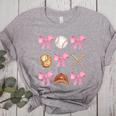Baseball Coquette Bow Baseball Mama Baseball Mom Premium Women's Heather T-Shirt Athletic Heather Baseball Coquette Bow Baseball Mama Baseball Mom Premium Women's Heather T-Shirt Athletic Heather