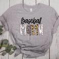 Baseball Mama Coquette Mother's Day Baseball Mom Vintage Women's Heather T-Shirt Athletic Heather