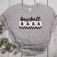 Baseball Mama Retro Groovy Baseball Mom Mother Game Day Women's Heather T-Shirt Athletic Heather Baseball Mama Retro Groovy Baseball Mom Mother Game Day Women's Heather T-Shirt Athletic Heather