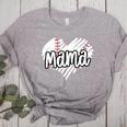 Baseball Mama Scribble Heart Baseball Mom Sports Team Tball Women's Heather T-Shirt Athletic Heather Baseball Mama Scribble Heart Baseball Mom Sports Team Tball Women's Heather T-Shirt Athletic Heather
