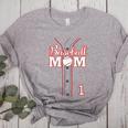 Baseball Mom 1 Number 1 Jersey Team Numbered Jersey Women's Heather T-Shirt Athletic Heather Baseball Mom 1 Number 1 Jersey Team Numbered Jersey Women's Heather T-Shirt Athletic Heather