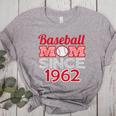 Baseball Mom Since 1962 Women's Heather T-Shirt Athletic Heather