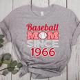 Baseball Mom Since 1966 Women's Heather T-Shirt Athletic Heather