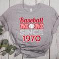Baseball Mom Since 1970 Women's Heather T-Shirt Athletic Heather Baseball Mom Since 1970 Women's Heather T-Shirt Athletic Heather