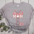Baseball Mom 23 Number 23 Jersey Team Numbered Jersey Women's Heather T-Shirt Athletic Heather