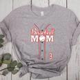 Baseball Mom 3 Number 3 Jersey Team Numbered Jersey Women's Heather T-Shirt Athletic Heather