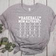 Baseball Mom Alphabet Mommy Mother's Day Motivational Saying Women's Heather T-Shirt Athletic Heather Baseball Mom Alphabet Mommy Mother's Day Motivational Saying Women's Heather T-Shirt Athletic Heather