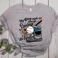 Baseball Mom My Boy Might Not Always Swing But I Do Women's Heather T-Shirt Athletic Heather Baseball Mom My Boy Might Not Always Swing But I Do Women's Heather T-Shirt Athletic Heather