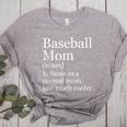 Baseball Mom Definition Sarcastic Sports Women's Heather T-Shirt Athletic Heather Baseball Mom Definition Sarcastic Sports Women's Heather T-Shirt Athletic Heather