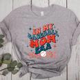 In My Baseball Mom Era Groovy Mom Baseball Mama Mother's Day Women's Heather T-Shirt Athletic Heather In My Baseball Mom Era Groovy Mom Baseball Mama Mother's Day Women's Heather T-Shirt Athletic Heather