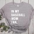 In My Baseball Mom Era Son Baseball Player Pitcher Catcher Women's Heather T-Shirt Athletic Heather In My Baseball Mom Era Son Baseball Player Pitcher Catcher Women's Heather T-Shirt Athletic Heather