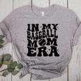 In My Baseball Mom Era Baseball Women's Heather T-Shirt Athletic Heather