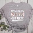 Baseball Mom And Grandma Those Are My Boys Baseball Game Women's Heather T-Shirt Athletic Heather Baseball Mom And Grandma Those Are My Boys Baseball Game Women's Heather T-Shirt Athletic Heather