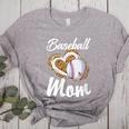 Baseball Mom Grandma Leopard Baseball Lover Fan Women's Heather T-Shirt Athletic Heather Baseball Mom Grandma Leopard Baseball Lover Fan Women's Heather T-Shirt Athletic Heather